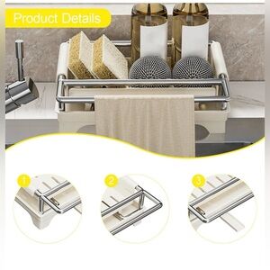 Stainless Steel Kitchen Sink Organizer